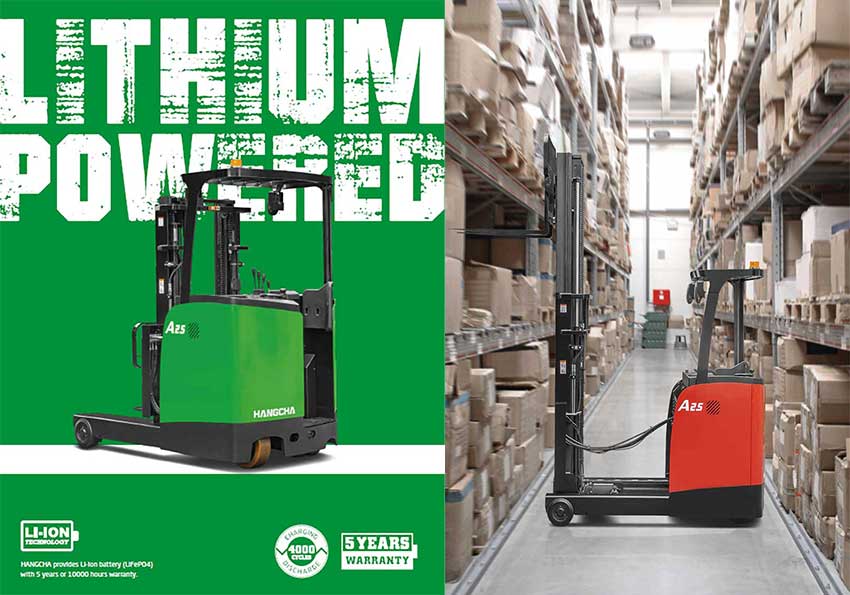 Hangcha A Series Stand-on Reach Trucks Delivered (2)